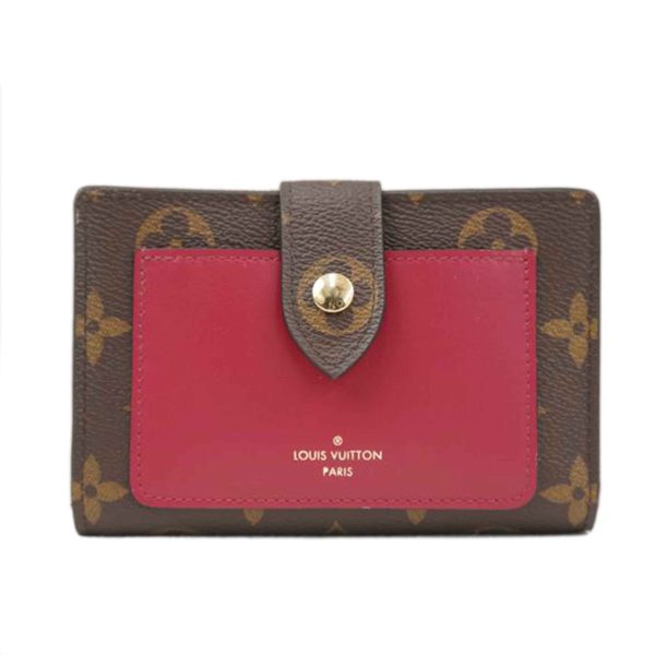 08249 1 Louis Vuitton Portefeuil Juliet Monogram Wallet Pink