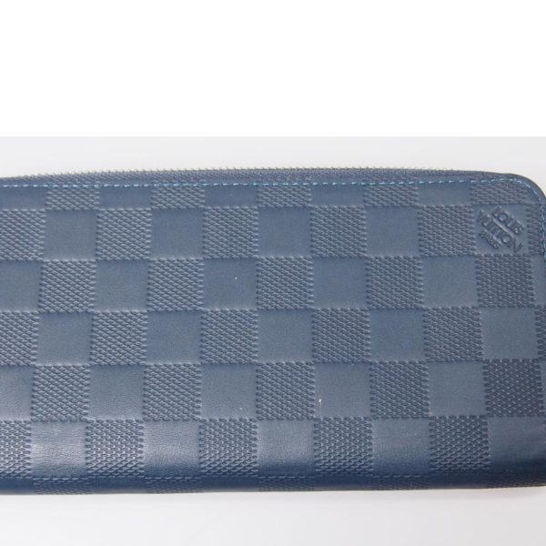 08259 6 Louis Vuitton Zippy Wallet Vertical Damier Infini