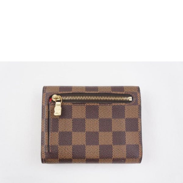 08263 2 Louis Vuitton Portefeuille Koala Damier Wallet Brown