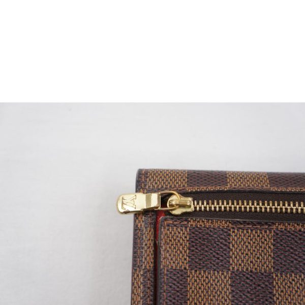 08263 9 Louis Vuitton Portefeuille Koala Damier Wallet Brown