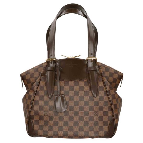 08273 1 Louis Vuitton Verona MM Damier Ebene Bag Brown