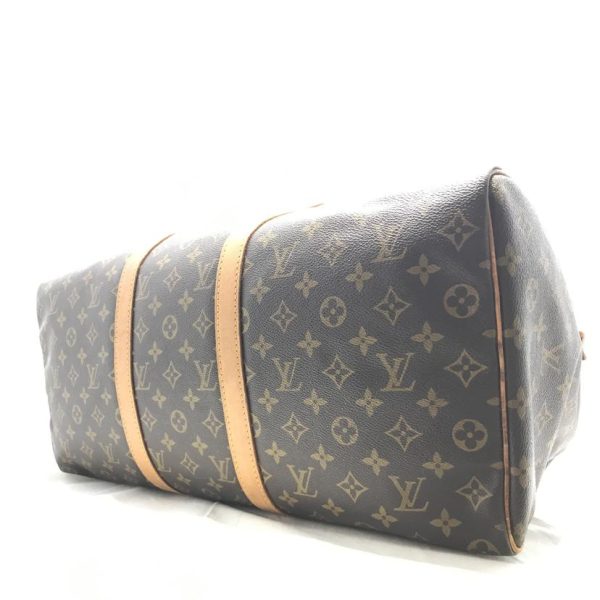 08338 3 LOUIS VUITTON Keepall 50 Duffle Bag Monogram Brown