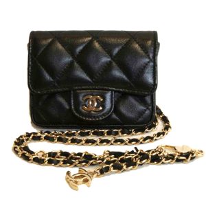 08388 1 Dior JADIOR Chain Shoulder Bag Black Bag