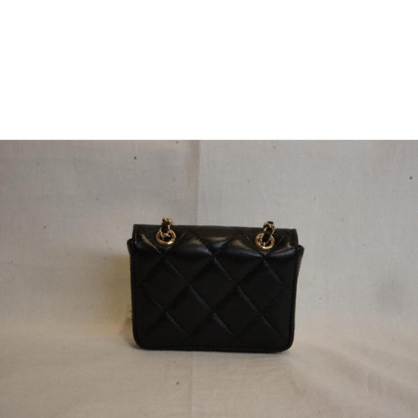 08388 2 Chanel Mini Matrassel Lambskin Chain Belt Bag