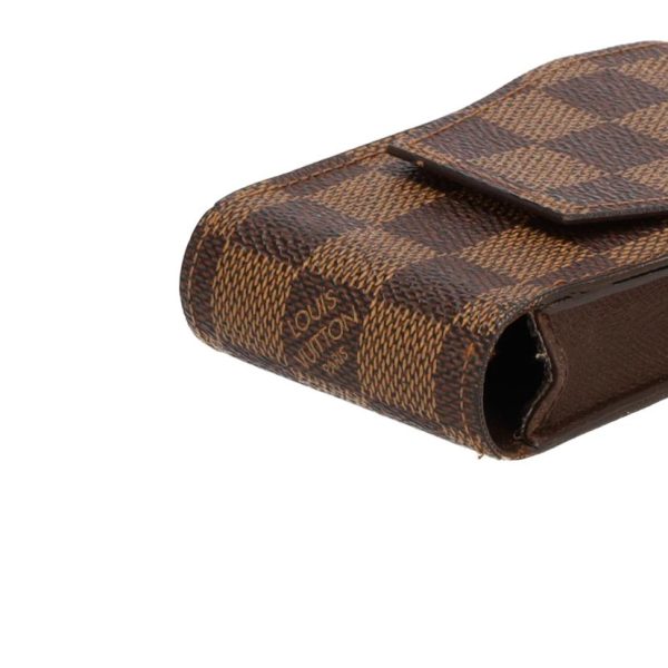 08454 2 Louis Vuitton Etuit Cigarette Case Damier Ebene Brown