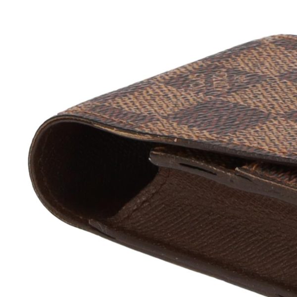 08454 8 Louis Vuitton Etuit Cigarette Damier Case Brown