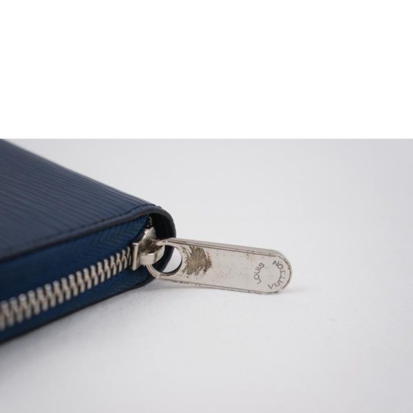 08492 6 Louis Vuitton Zippy Wallet Epi Wallet Blue