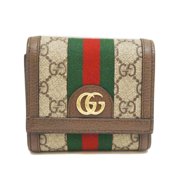 08501 1 Gucci Ophidia 2 fold L type Zip Wallet