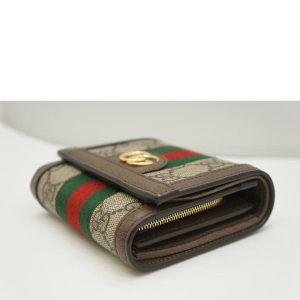 08501 3 Gucci Ophidia 2 fold L type Zip Wallet