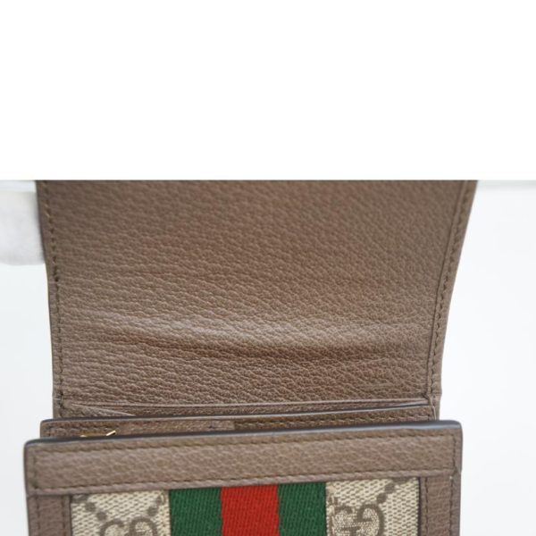 08501 6 Gucci Ophidia 2 fold L type Zip Wallet