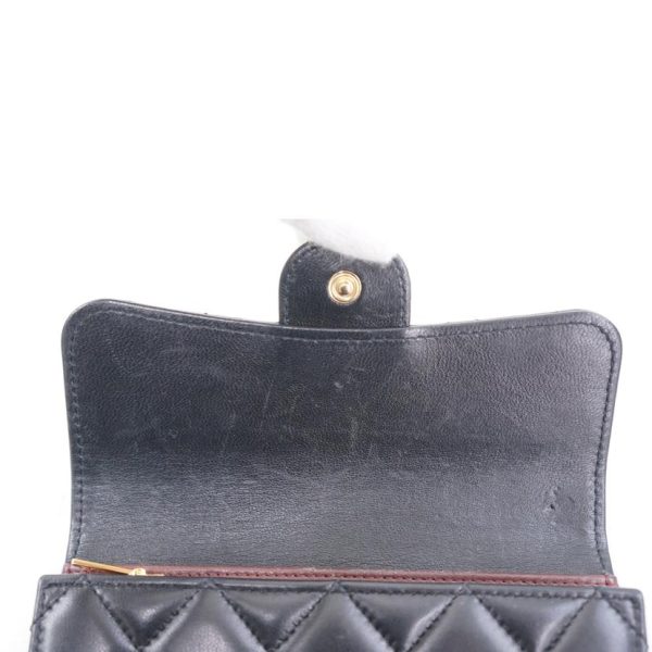 08522 7 Chanel Matelasse Wallet Black