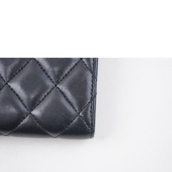 08522 8 Chanel Matelasse Wallet Black