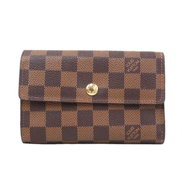 08560 1 Louis Vuitton Portefeuille Alexandra Wallet Damier Ebene Brown