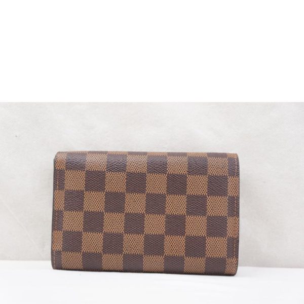 08560 2 Louis Vuitton Portefeuille Alexandra Wallet Damier Ebene Brown