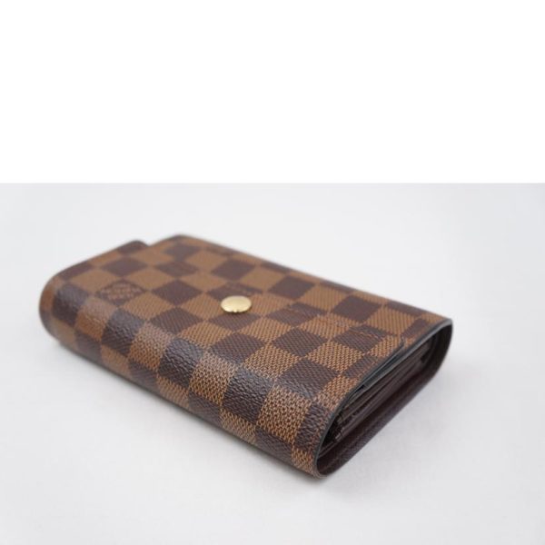 08560 3 Louis Vuitton Portefeuille Alexandra Wallet Damier Ebene Brown