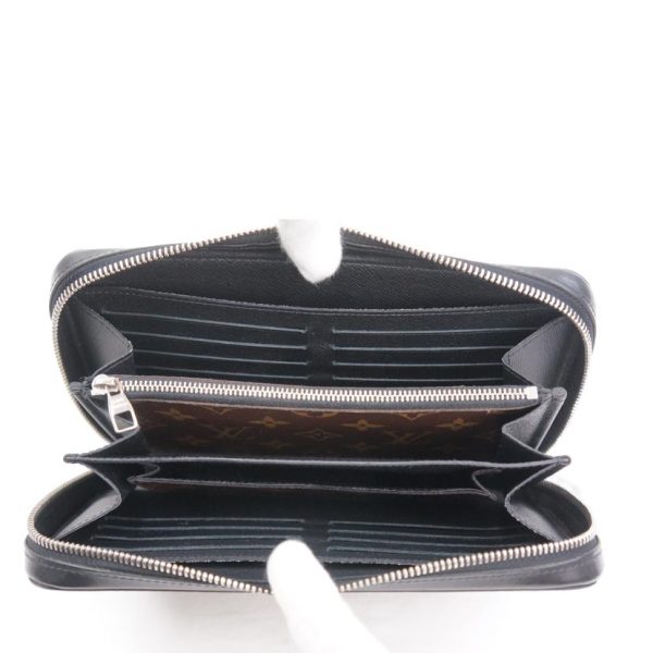 08591 4 Louis Vuitton Zippy XL Monogram Wallet Black