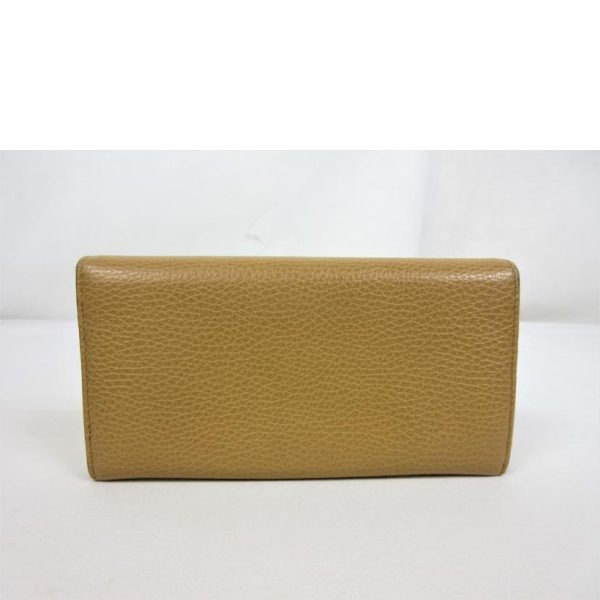 08729 2 Gucci Leather Bi Fold Long Wallet Blue