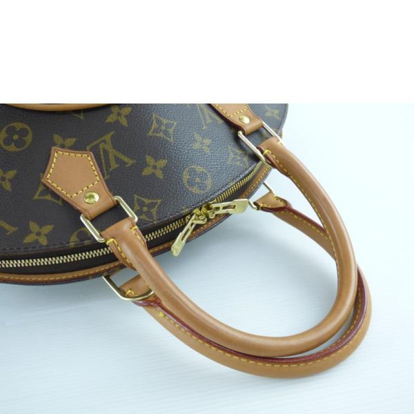 08735 4 Louis Vuitton Ellipse MM Monogram Handbag Brown