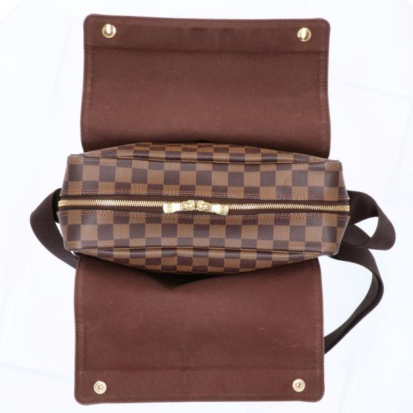 08815 7 Louis Vuitton Naviglio Messenger Bag Damier Ebene