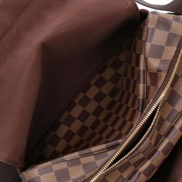 08815 9 Louis Vuitton Naviglio Messenger Bag Damier Ebene