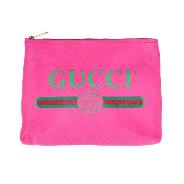 08865 1 Gucci Leather Clutch Bag