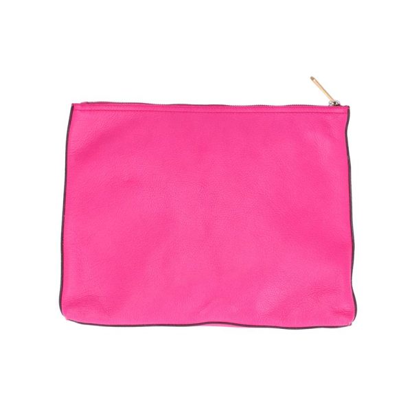 08865 2 Gucci Leather Clutch Bag Pink