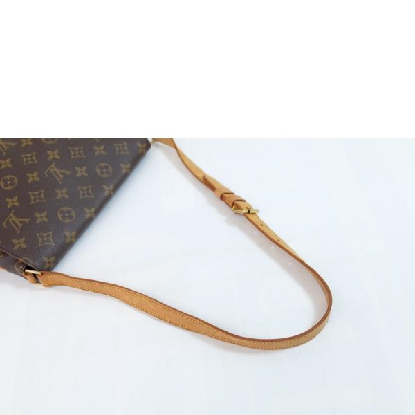 08873 4 Louis Vuitton Musette Tango Short Monogram Bag Brown