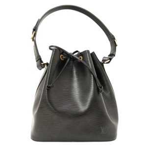 08926 1 Celine Carriage Buckle Shoulder Bag Black