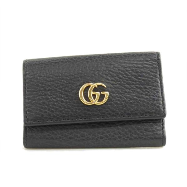 08930 1 Gucci Gg Marmont 6 key Case Black