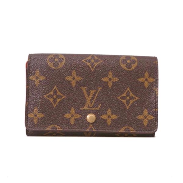 09005 1 Louis Vuitton Portomone Monogram Wallet Brown