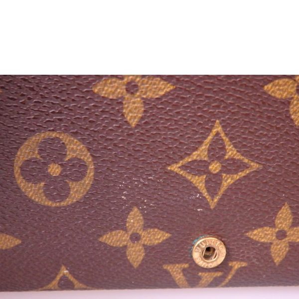 09005 10 Louis Vuitton Portomone Monogram Wallet Brown