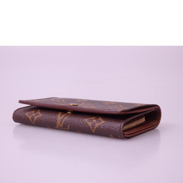 09005 3 Louis Vuitton Portomone Monogram Wallet Brown