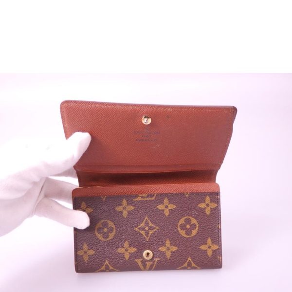 09005 4 Louis Vuitton Portomone Monogram Wallet Brown