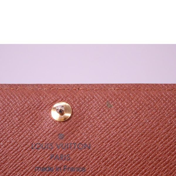 09005 6 Louis Vuitton Portomone Monogram Wallet Brown