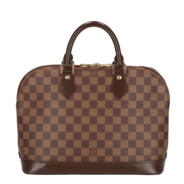 09017 1 Louis Vuitton Alma Damier Ebene Handbag Brown