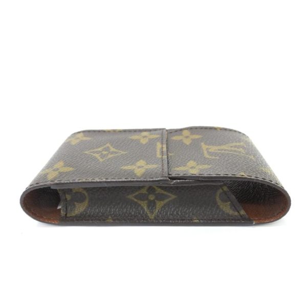 09068 3 Louis Vuitton Etuit Cigarette Monogram Case Brown