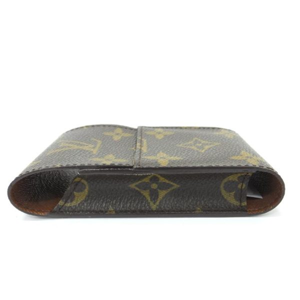 09068 4 Louis Vuitton Etuit Cigarette Monogram Case Brown