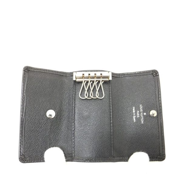 09099 5 Louis Vuitton Multicle Epi Key Holder Black