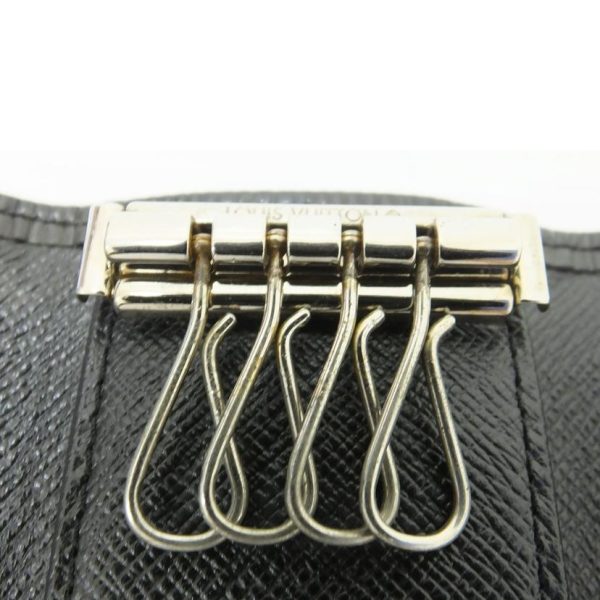 09099 6 Louis Vuitton Multicle Epi Key Holder Black