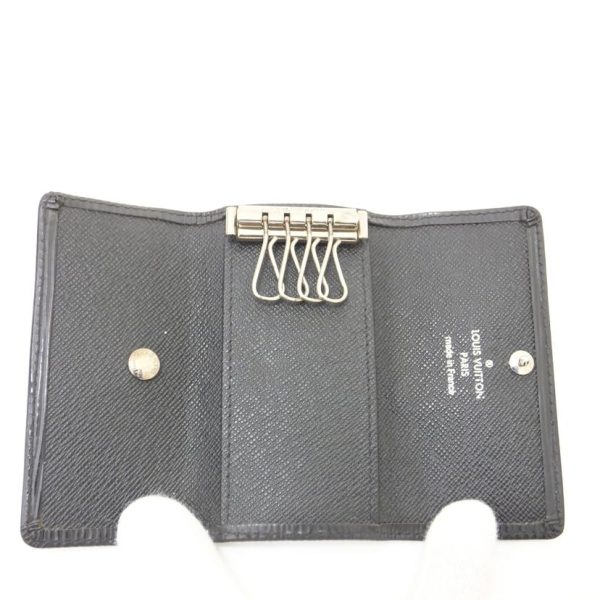 09143 5 Louis Vuitton Multicle 4 Epi Key Holder Noir