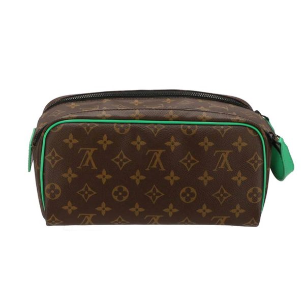 09150 1 Louis Vuitton Dop Kit Toiletry Bag Monogram Macassar