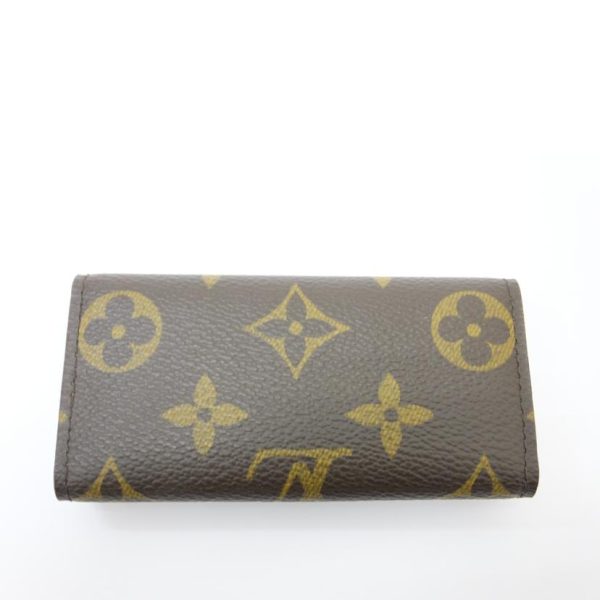 09150 2 Louis Vuitton Multicle 4 Key Holder Monogram Brown