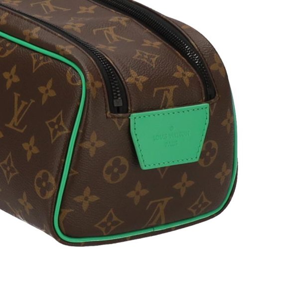 09150 3 Louis Vuitton Dop Kit Toiletry Bag Monogram Macassar