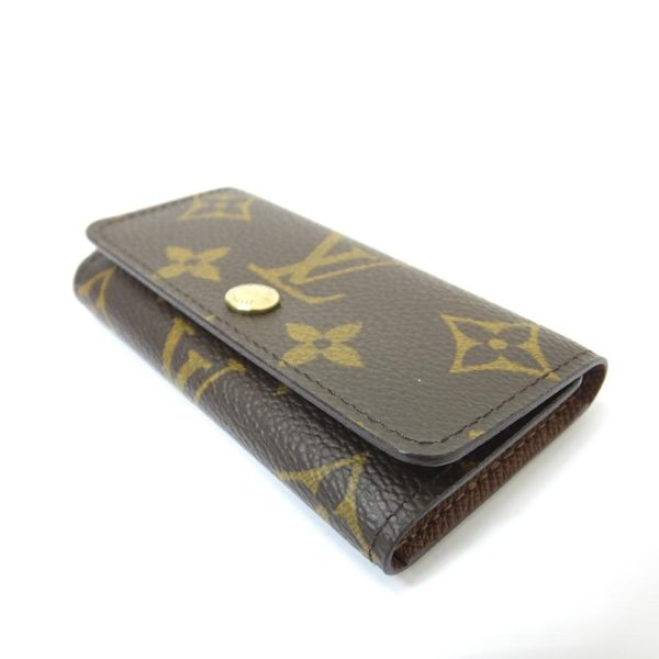 09150 3 Louis Vuitton Multicle 4 Key Holder Monogram Brown