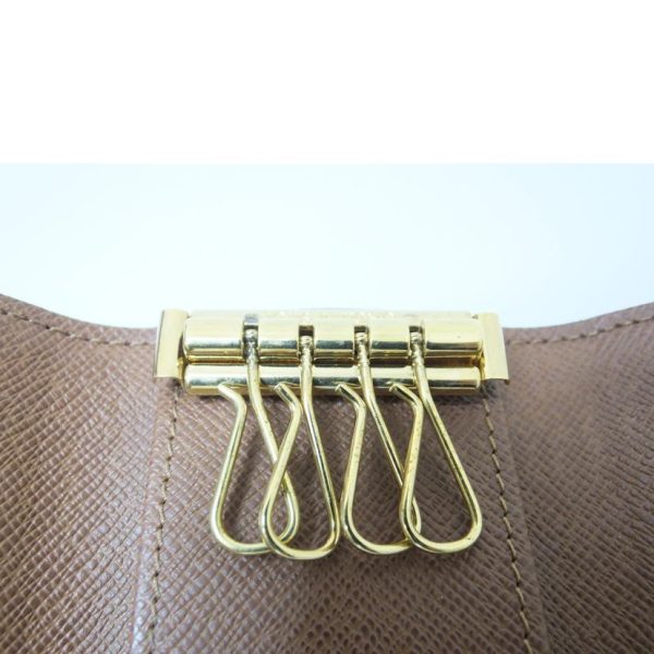 09150 5 Louis Vuitton Multicle 4 Key Holder Monogram Brown