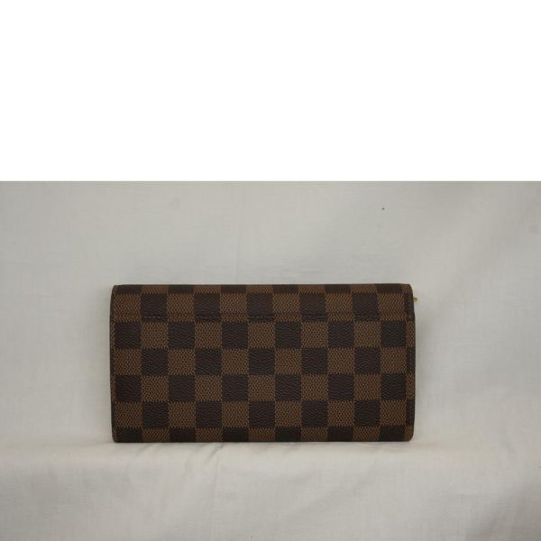 09154 2 Louis Vuitton Portefeuil Sala Damier Wallet Brown