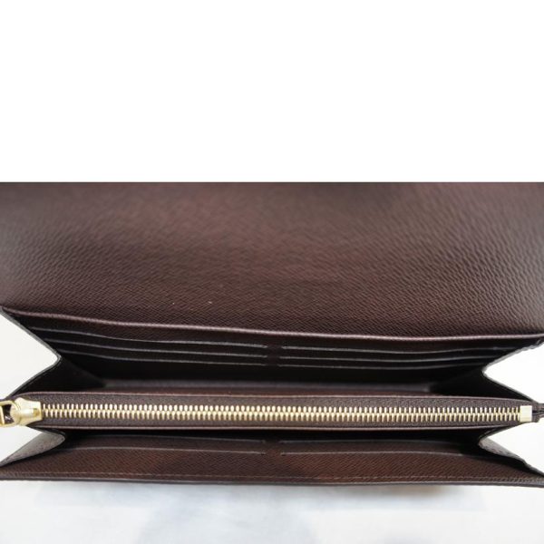 09154 4 Louis Vuitton Portefeuil Sala Damier Wallet Brown