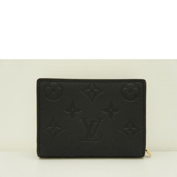 09275 2 Louis Vuitton Portefeuil Claire Wallet Monogram Empreinte Noir