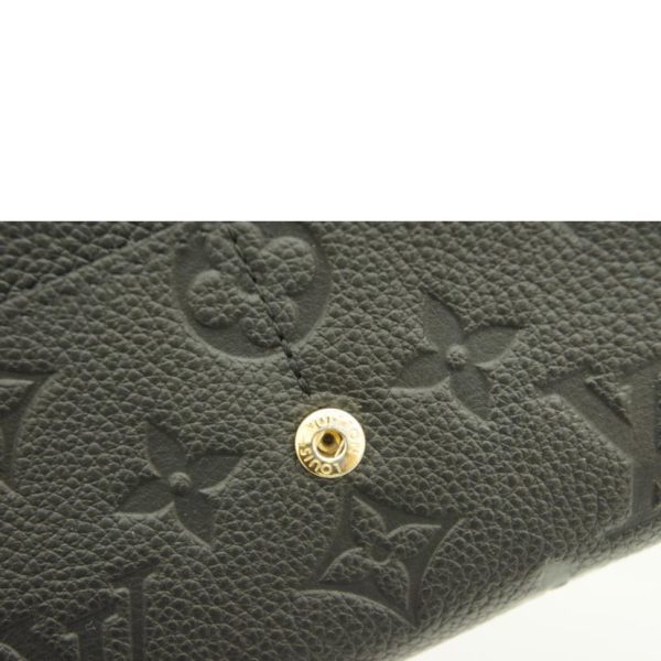 09282 7 Louis Vuitton Portefeuil Sala Wallet Monogram Empreinte Noir