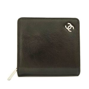 09329 1 Chanel Limited Edition Silver Quilted Lambskin Data Center Print Zip Pouch